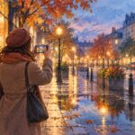 Как фотографировать вечерний город после дождя на смартфон