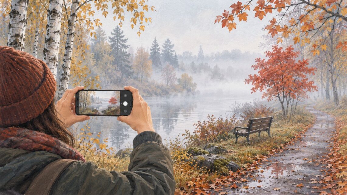 Как фотографировать осенний туман на смартфон: свет, фокус и композиция
